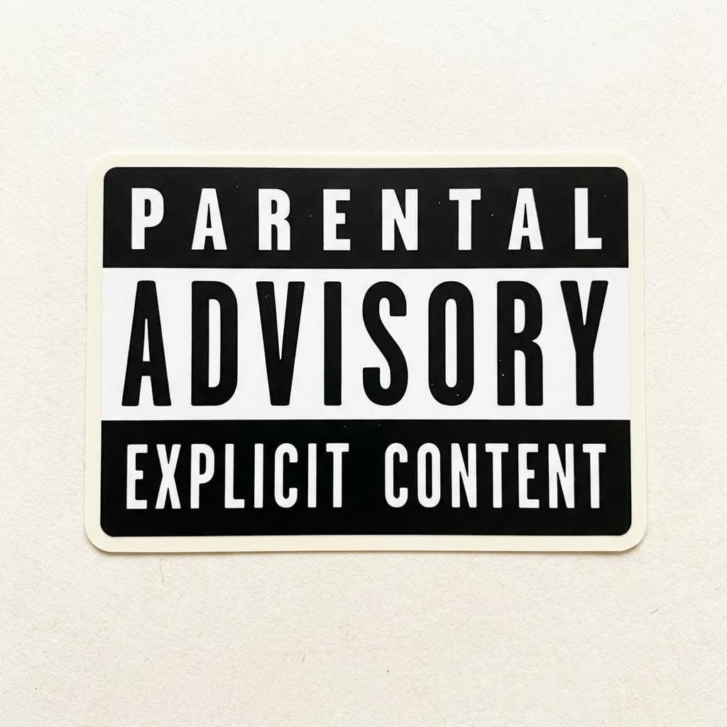 Parental Advisory Sticker