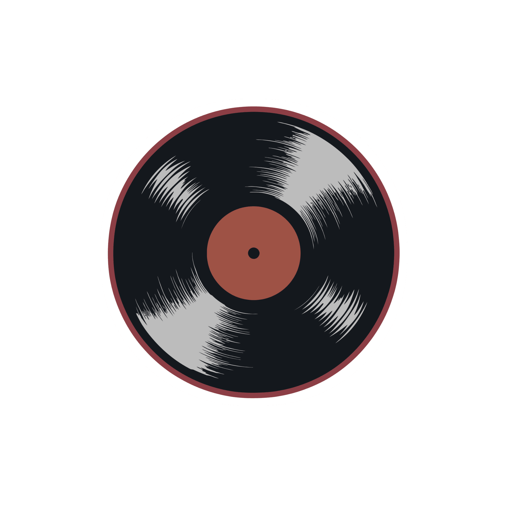 Vinyl Disc Sticker